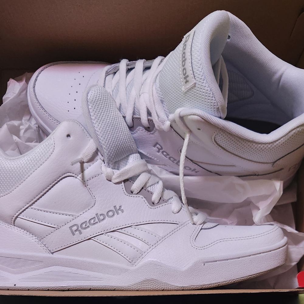 Reebok White High-Top Sneakers